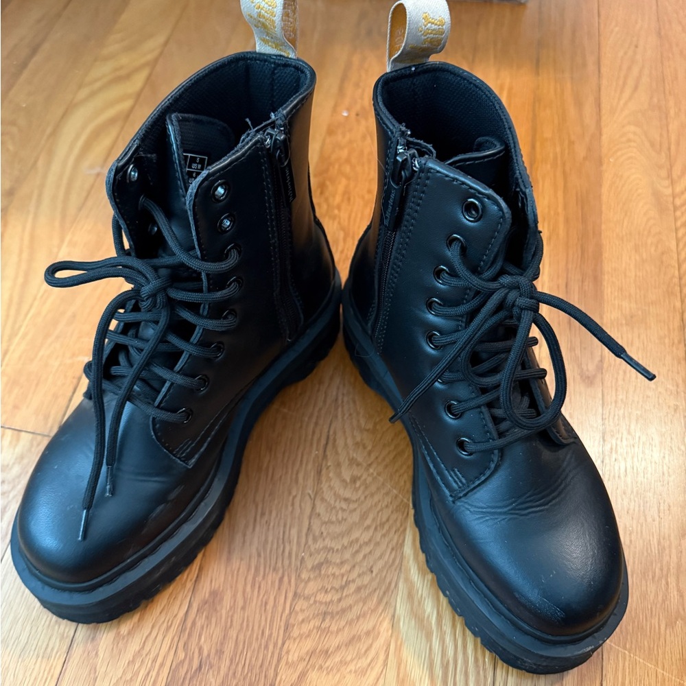 Dr. Martens Black Vegan Leather Boots